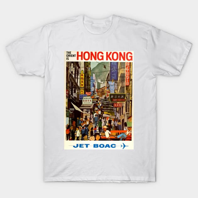 Vintage Travel - Hong Kong T-Shirt by Culturio